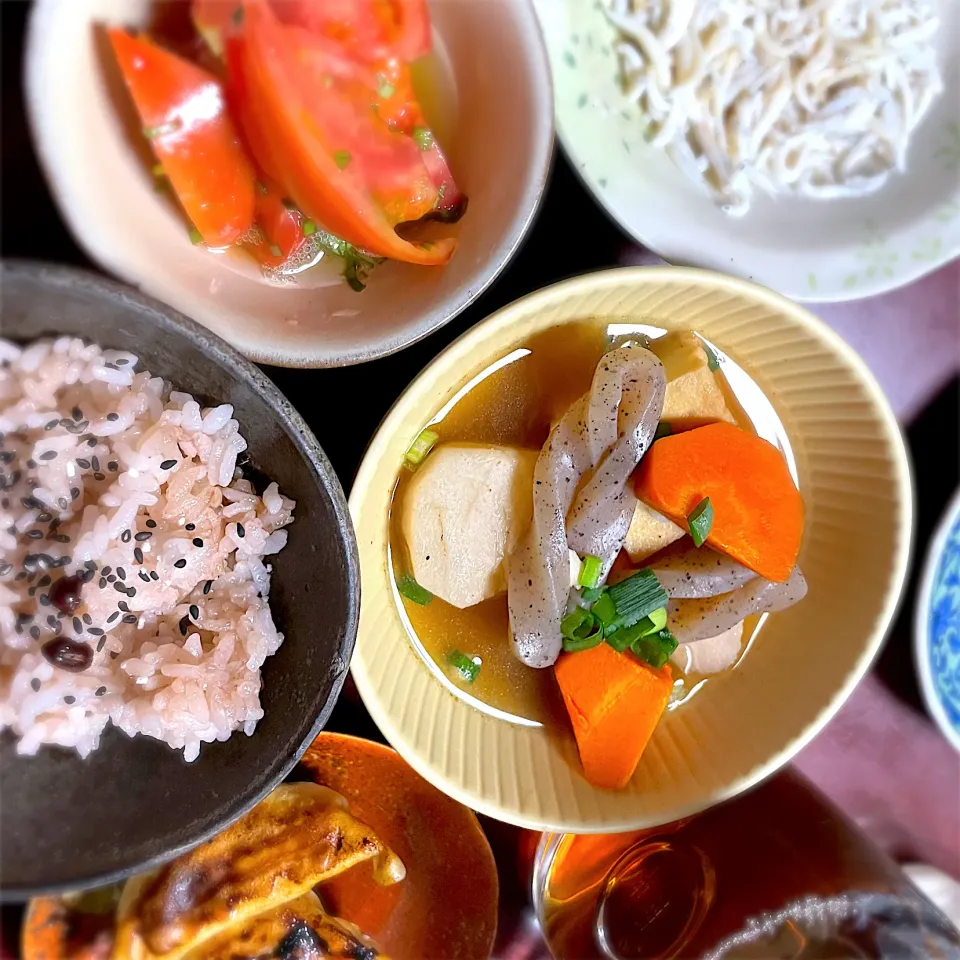 Snapdishの料理写真:今日は胃を休ませよう飯🍚|lakiさん