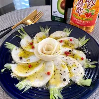 Snapdishの料理写真:ゆかりさんの料理 カブのカルパッチョ👌〜カブパッチョ〜