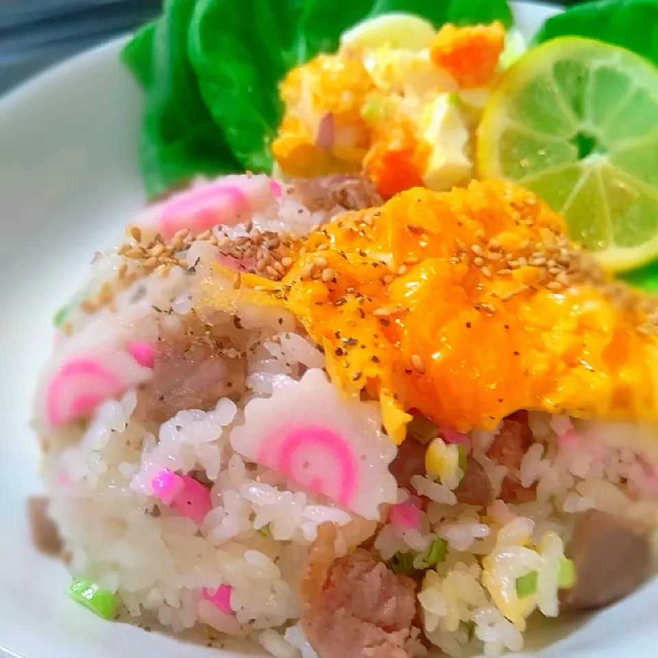 自家製焼豚入りの
     炊飯器チャーハン〜♪♪|砂糖味屋キッチンさん