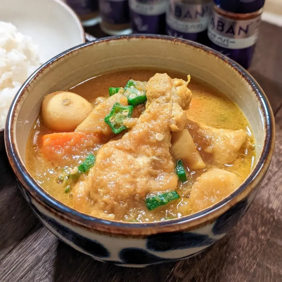 鶏肉と根菜の和風スパイスカレー|ぶりてりあさん