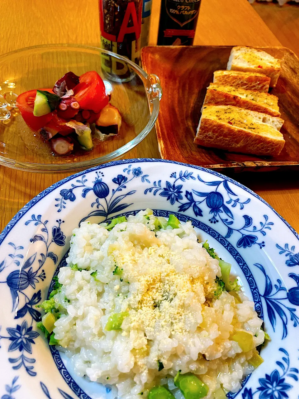 ブロッコリー🥦のリゾットで晩御飯|Mikaさん