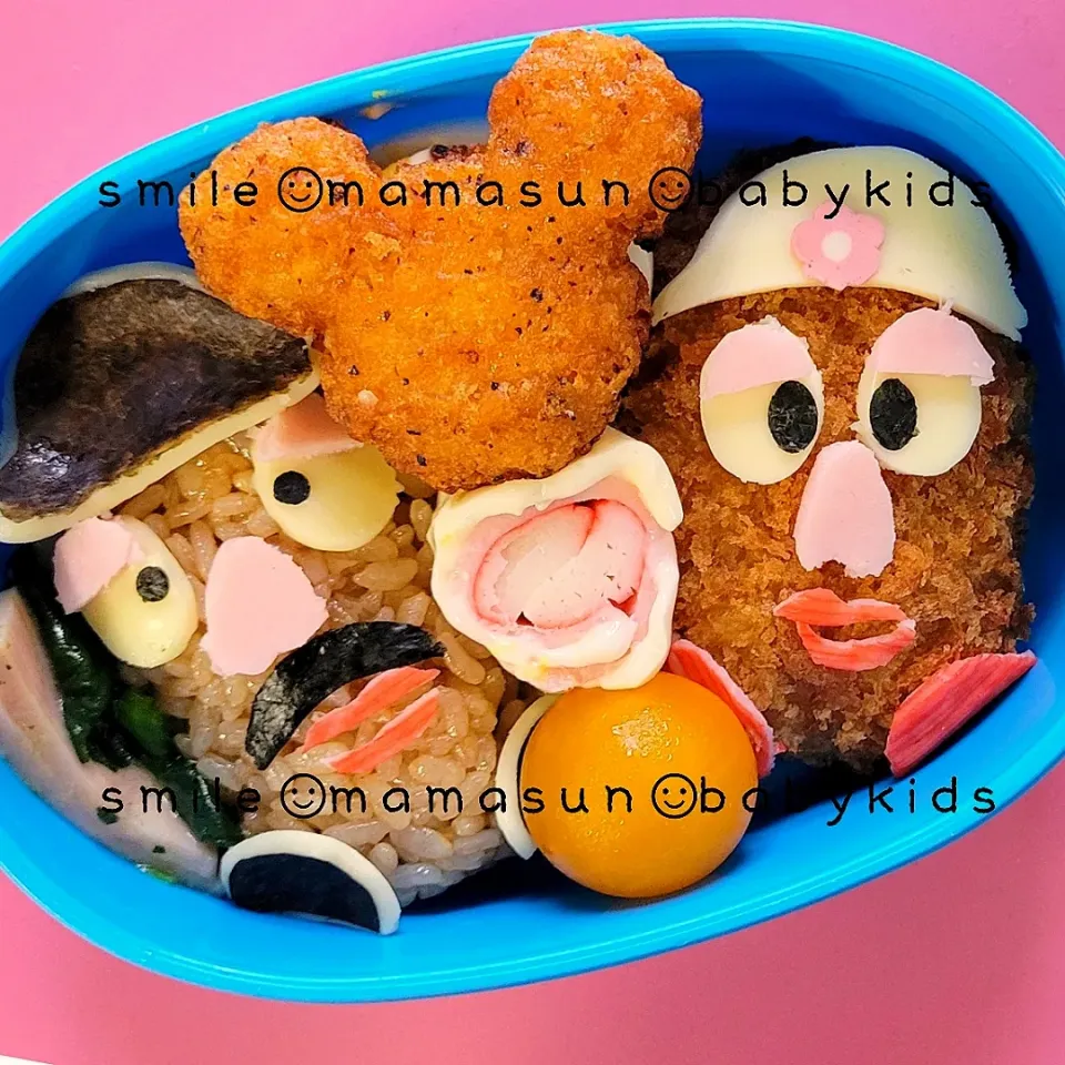 ポテトへッドキャラ弁|jasmine5さん