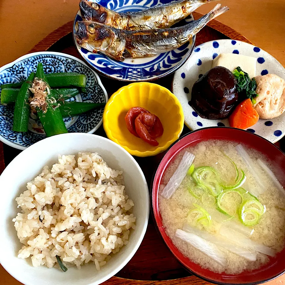 鰯の丸干し朝定食|Hiromi Isonagaさん