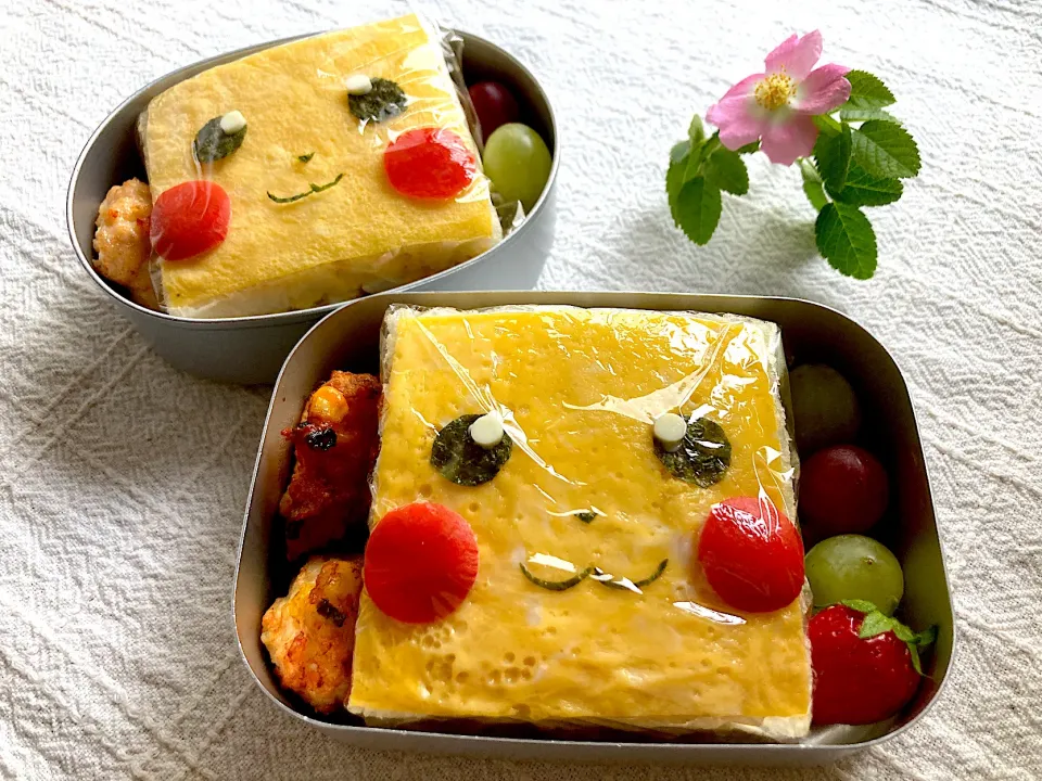 ＊ピカチュウサンドイッチ🥪✨＊ちびたんとべびたんの幼稚園お弁当＊|＊抹茶＊さん