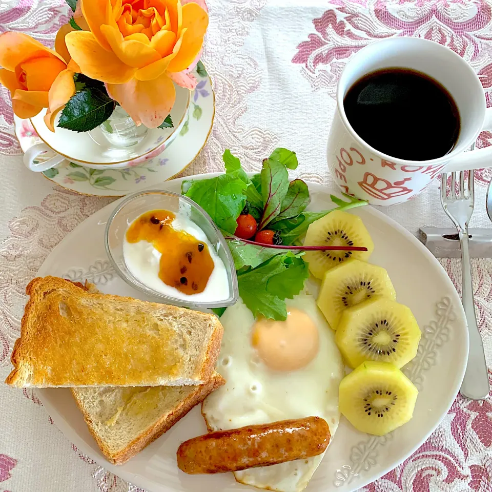 Snapdishの料理写真:モーニングプレート|あっちゃんさん