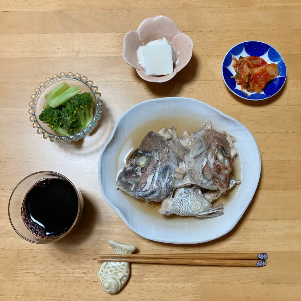 鯛のかぶと煮🐟🍷|ちゃみこさん