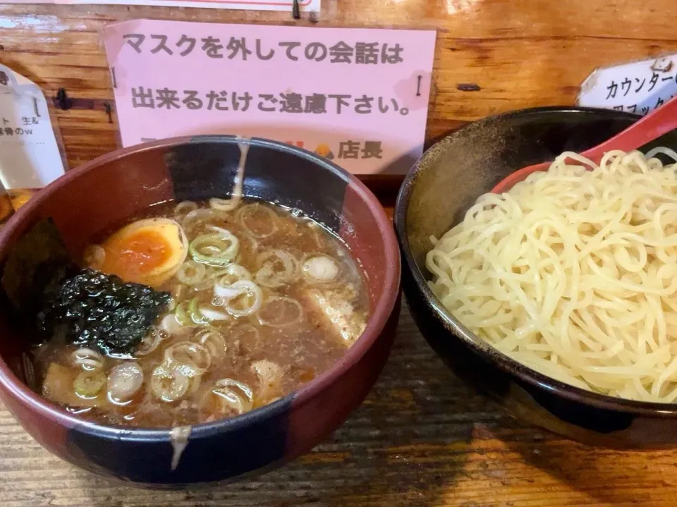 醤油つけ麺熱盛り並盛りでもかなり大盛り　　　東久留米　竹屋|Takeshi  Nagakiさん