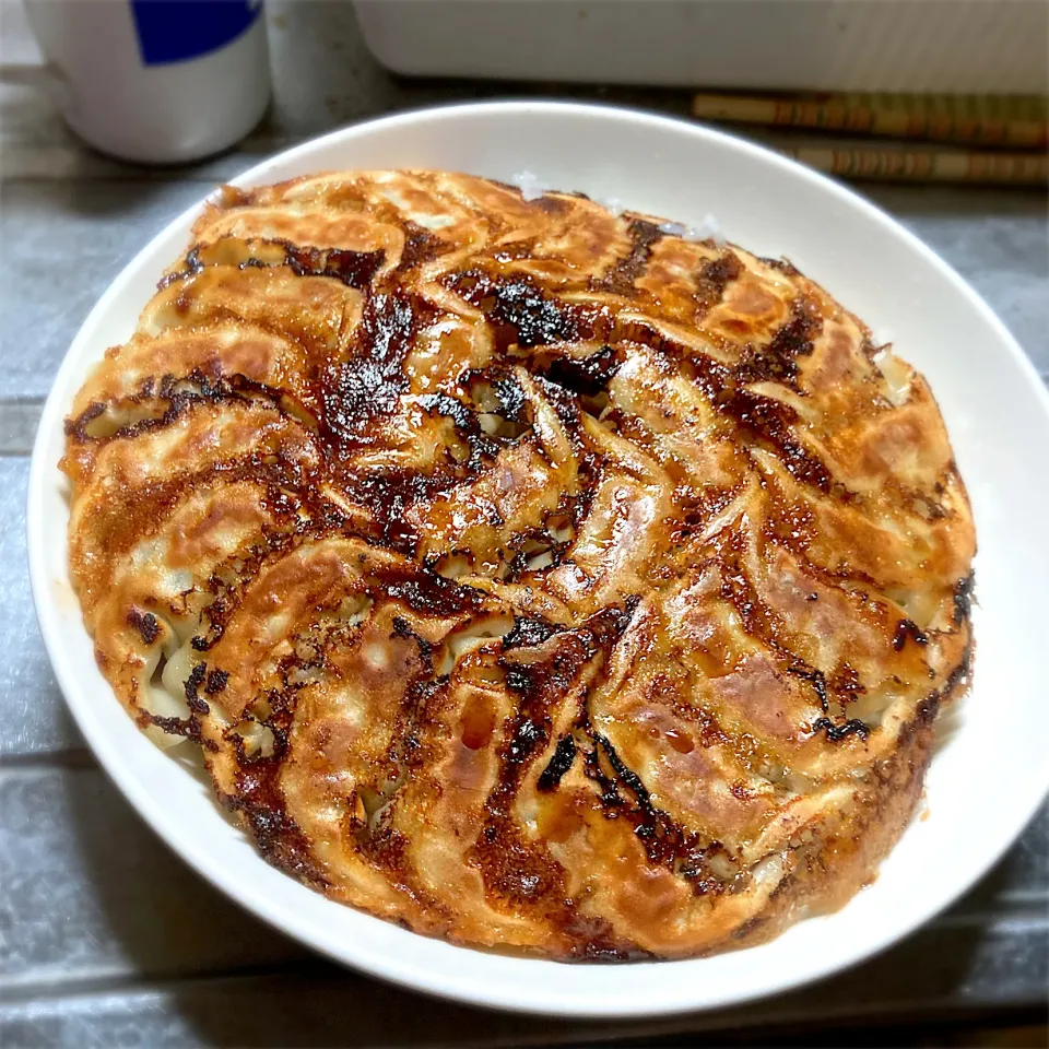 今夜は、黒豚餃子ライスを頂きました🥟😄🎵👍|ギムレットさん