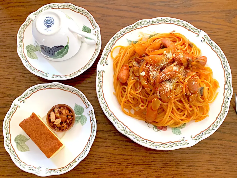 ナポリタンスパゲティ🍝今日の昼食20220514|rococoさん