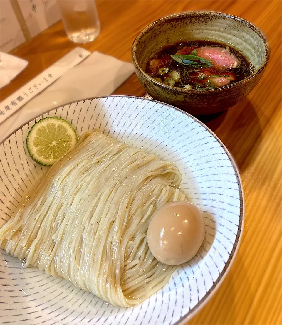 ラー活　神宮寺　醤油つけそば味玉入り|まあやさん