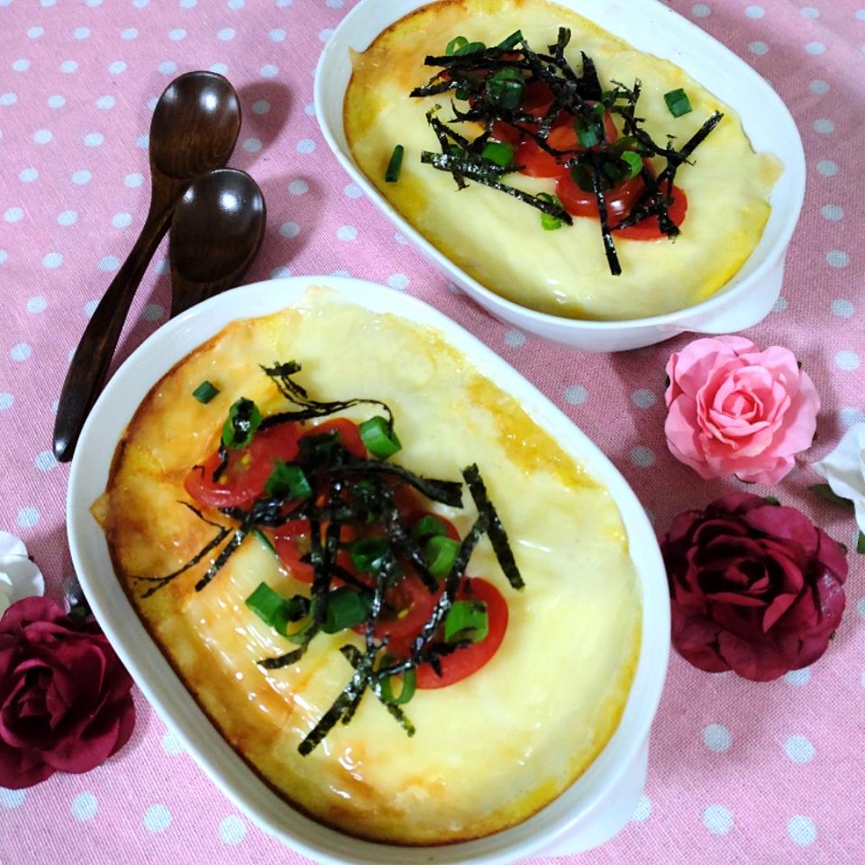豆腐と長芋のチーズ焼き