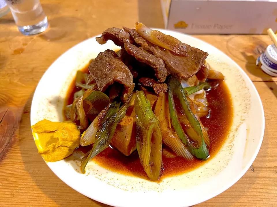 岸田屋の肉豆腐|流線形さん