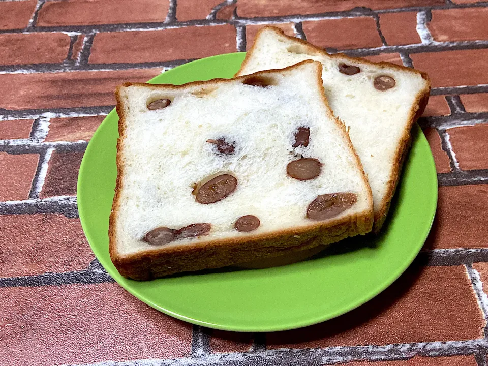 Snapdishの料理写真:甘納豆食パン|ママちんさん