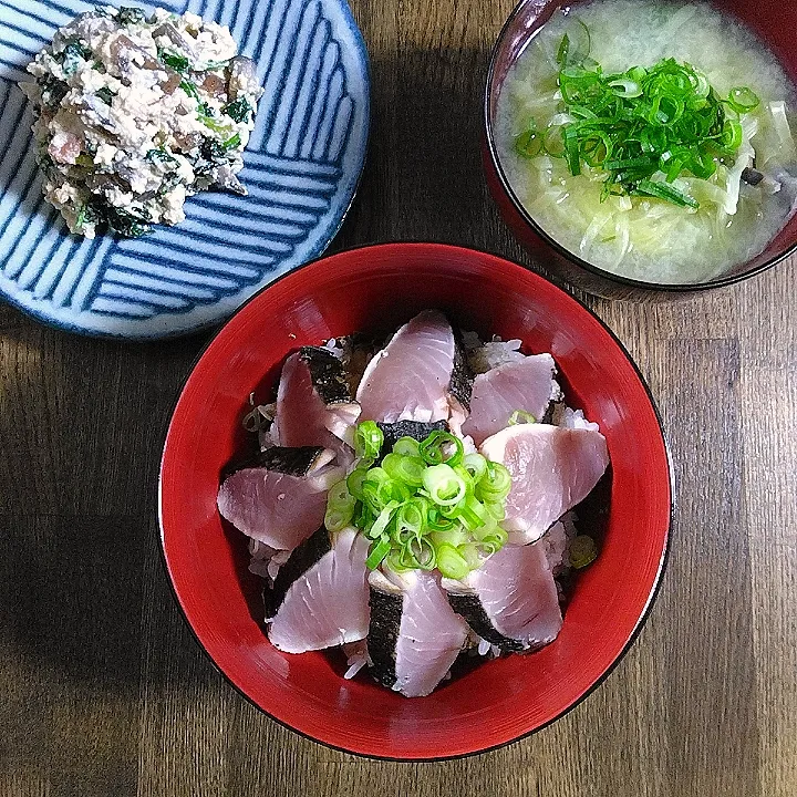 炙りさわら丼|もぐさん