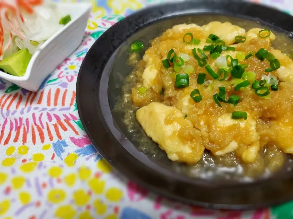 さっぱり味でご飯もすすむ！
ささみのみぞれ煮|みよぱさん