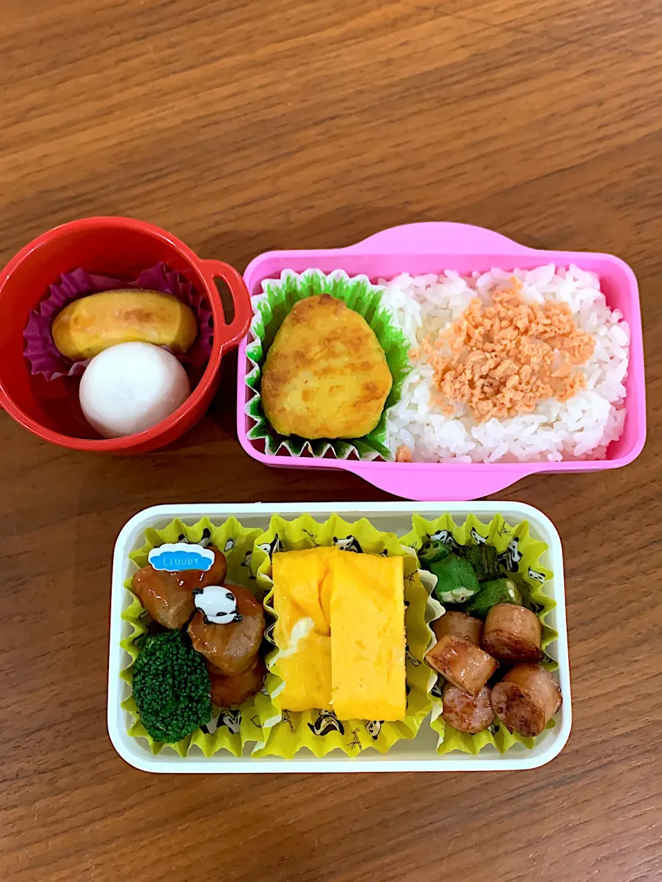 Snapdishの料理写真:2022/5/15 小3娘弁当|こうれい母さん