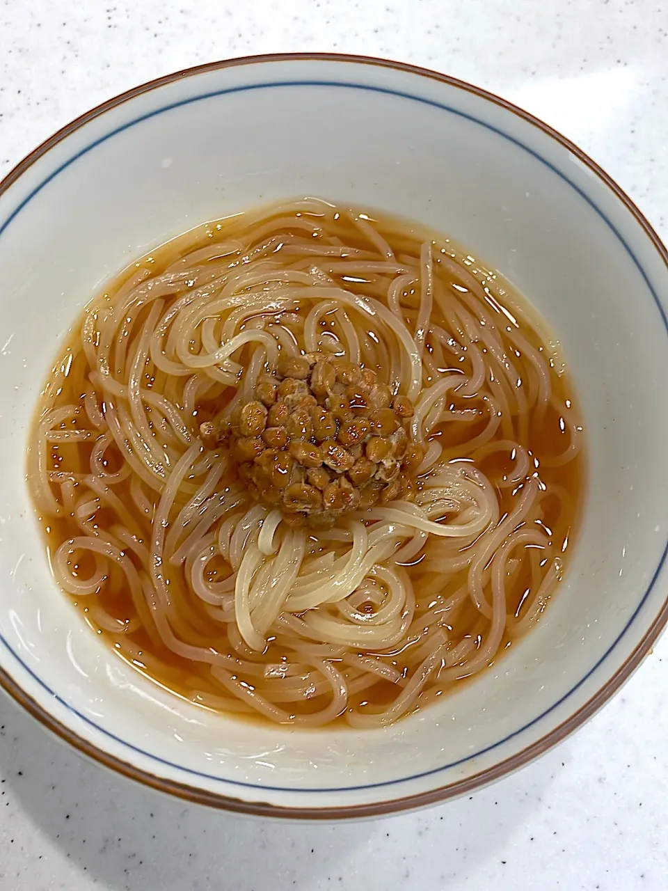 朝冷麺🍜納豆入り|kudoさん