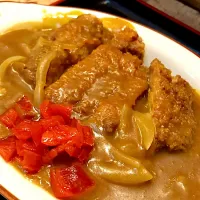 Snapdishの料理写真:蕎麦屋のカツカレー 大盛屋.静岡県焼津市|ガク魁‼︎男飯さん