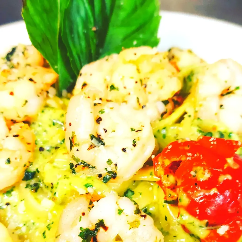 Peppadew Pesto Shrimp|David Teufelさん