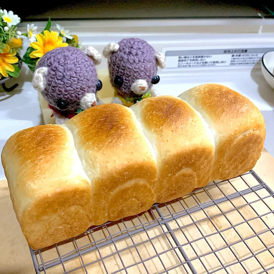 山食焼き上がり(°▽°)|chagashiさん