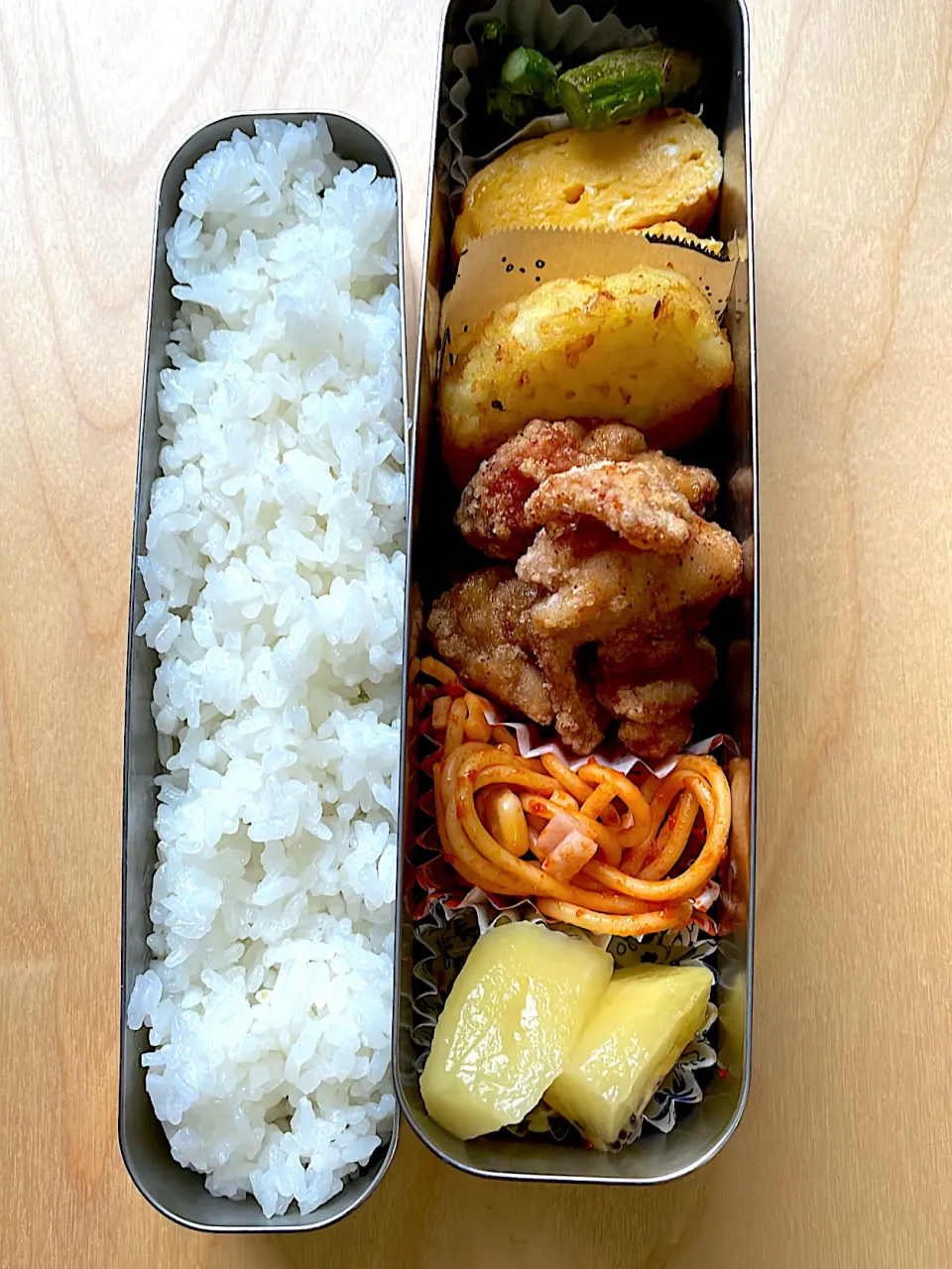 今日の中学生男子弁当🍱|はぴたさん