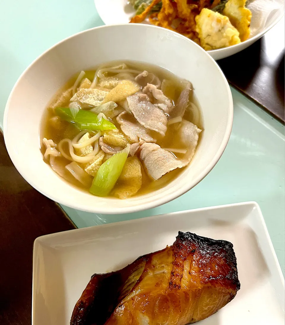 Snapdishの料理写真:氷見うどん　肉うどん|あささん