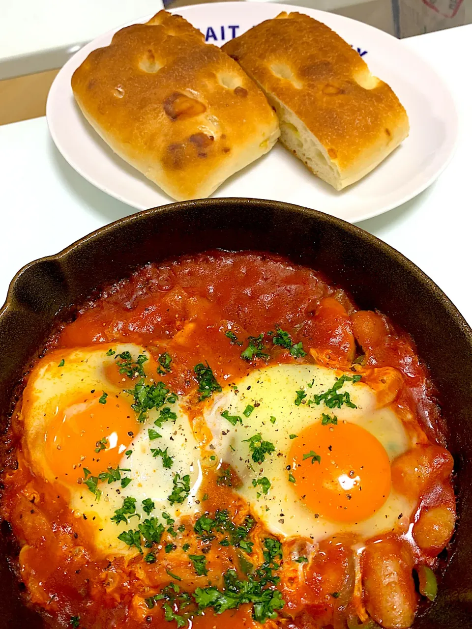 煉獄のたまご　〜チーズフォカッチャ添え〜|心に七つの傷の男さん