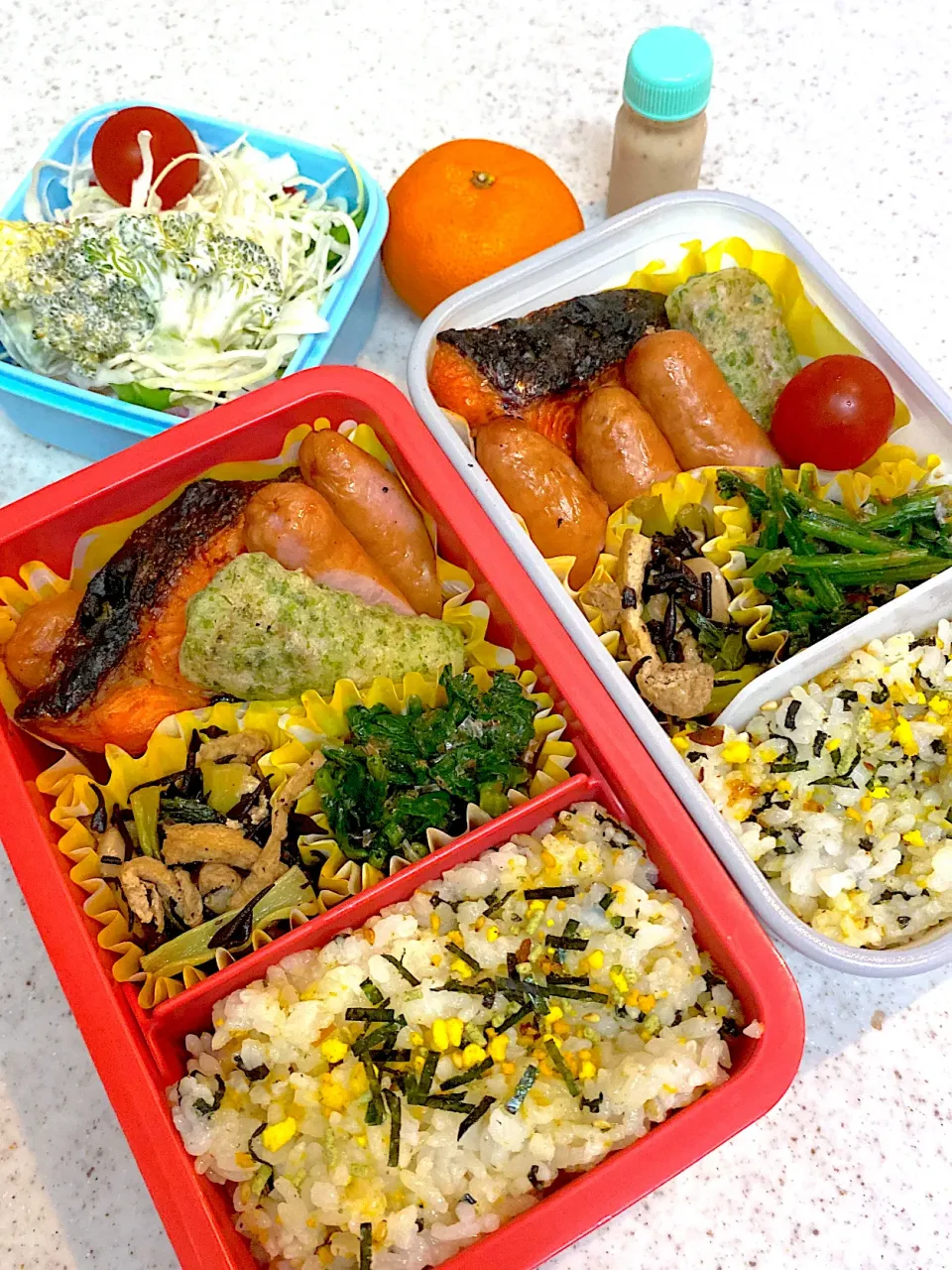 Snapdishの料理写真:鮭弁当|asumamaさん