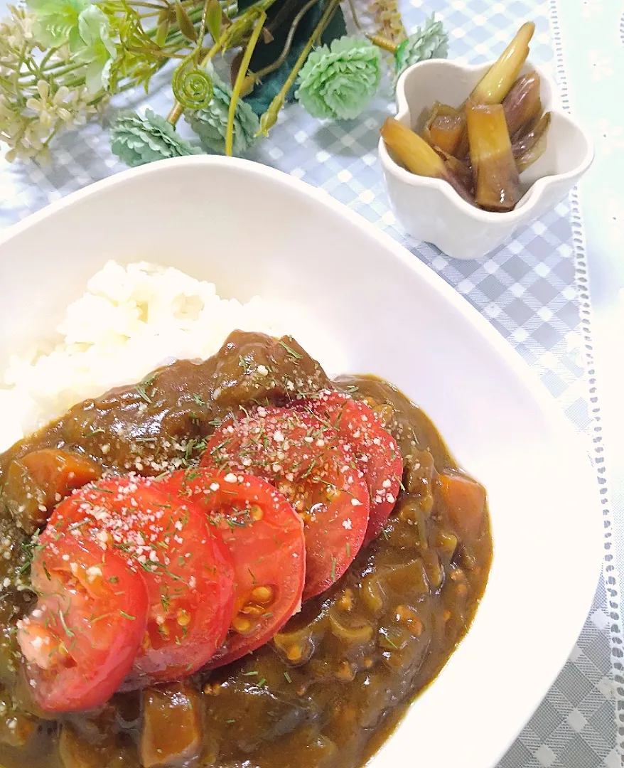 Snapdishの料理写真:トマトカレー◡̈⋆|fumi ◡̈⋆さん