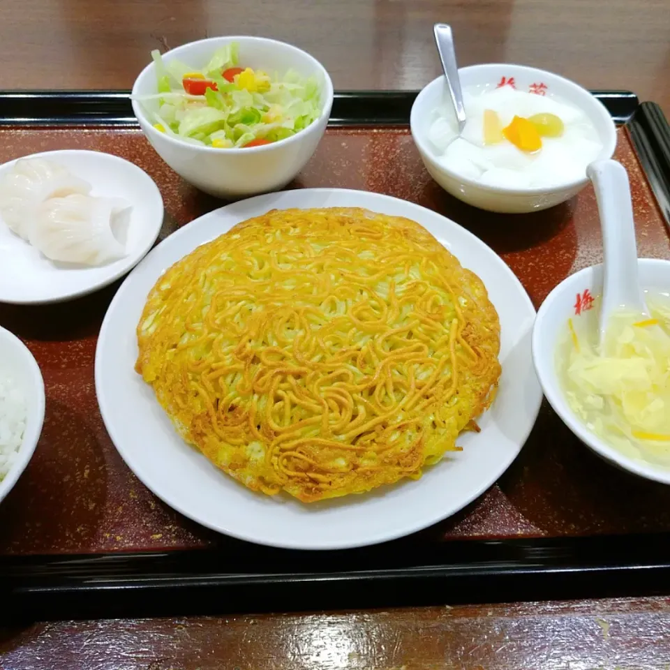 梅蘭焼きそばランチセット|岩﨑 正勝さん