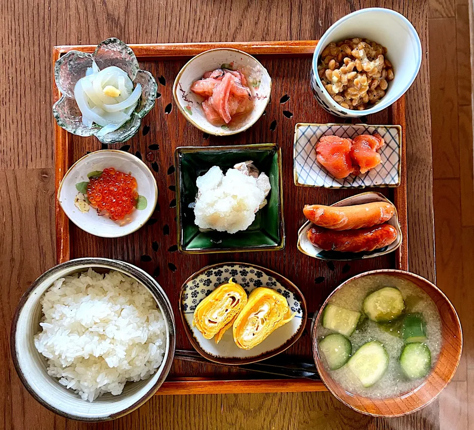 Snapdishの料理写真:朝御飯|tsunemipapaさん