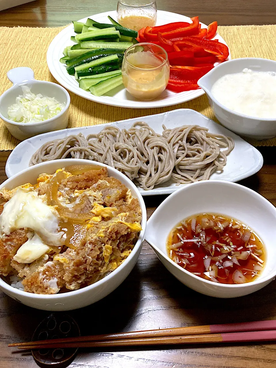 トロロ蕎麦　カツ丼|Terumi  Yokosawaさん