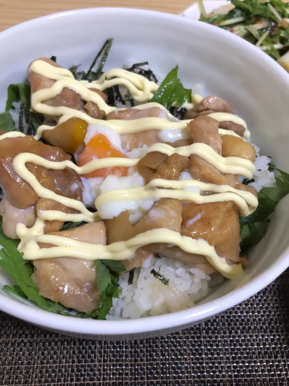 鳥ももの照りマヨ丼|kennyさん