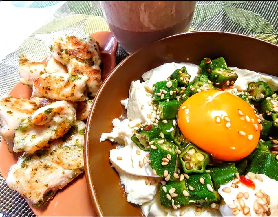 磯辺焼き鶏
オクラの玉奴
プロテインゴールド|マギーさん