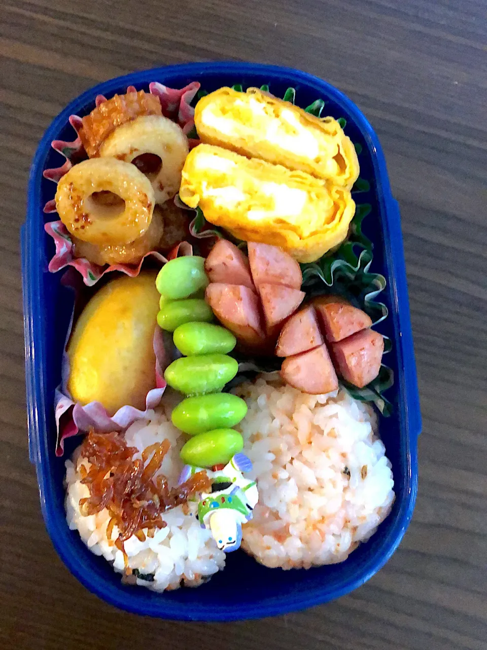 Snapdishの料理写真:グリが邪魔する弁当|けろよんさん