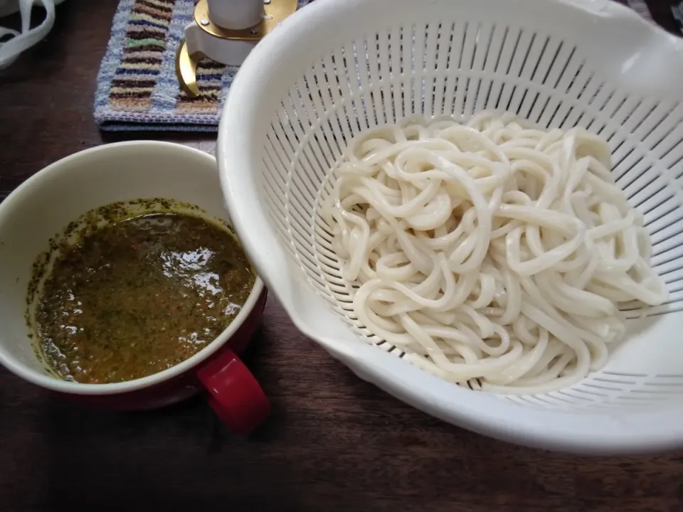 試作品の野菜ソースのアレンジでうどんつけ麺|にんにくと唐辛子が特に好き❤️(元シャリマー)さん