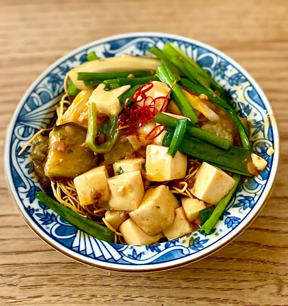 餡掛け豆腐そば・・|ばくあんしゃさん