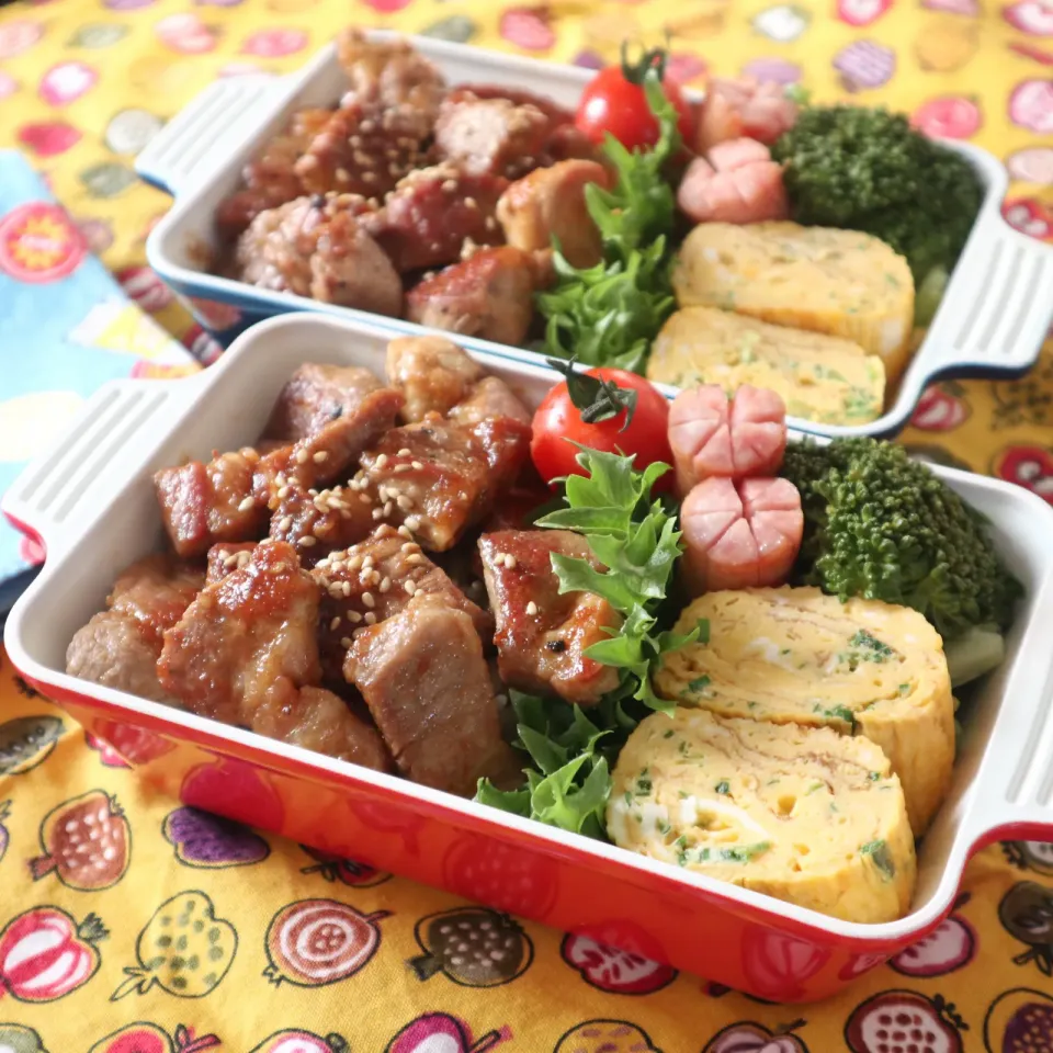 Snapdishの料理写真:高校生男子弁当🍱豚丼|なかじー。さん