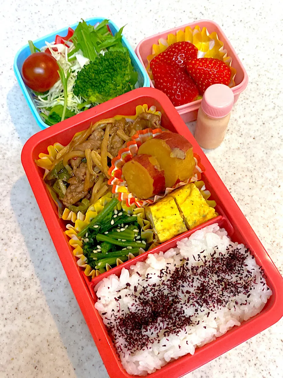 青椒肉絲　弁当|asumamaさん