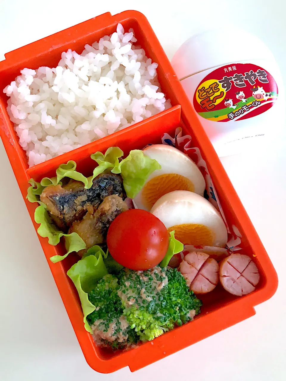 鯖唐揚げと味玉弁当♪|ikumonさん