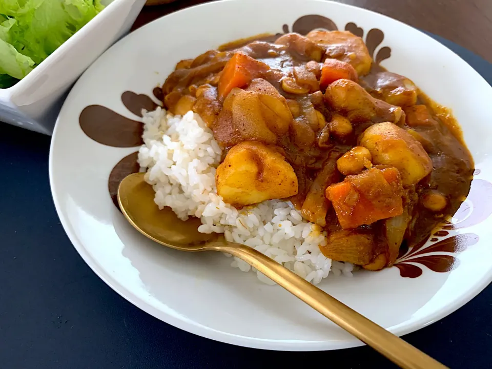 ウィンナーと豆の欧風カレー|かなっぺさん