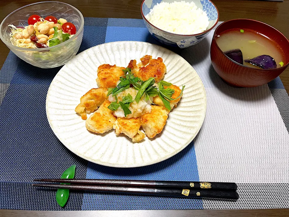 柔らか鶏胸肉で！揚げないおろしポン酢チキン|Ari’s Channelさん