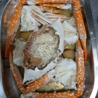 Steam flower crabs with ginger|Mary Lawさん