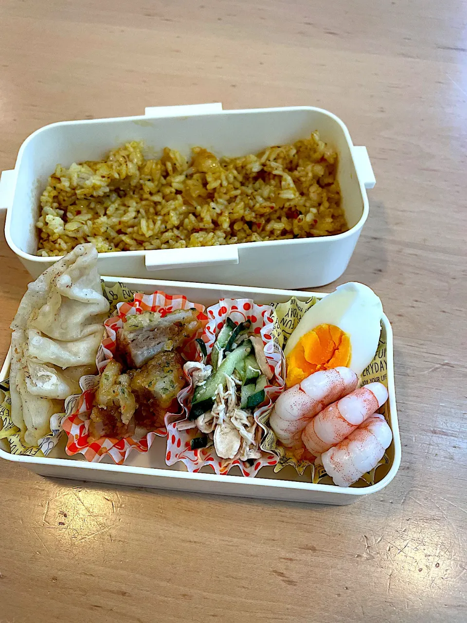 中学生弁当　ツナマヨの包揚げ|りんごさん