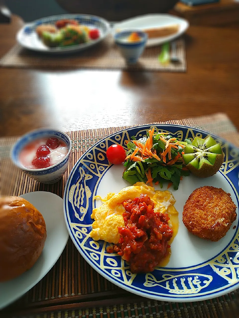 Snapdishの料理写真:朝ごはん🌅！|まめころさん