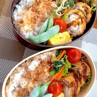 Snapdishの料理写真:ミルフィーユカツ弁当|Yu＊さん