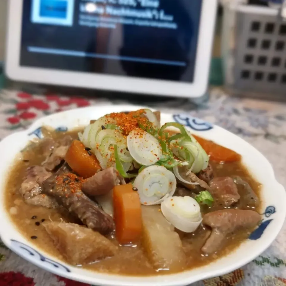 Snapdishの料理写真:今夜はモツ煮込み。|Katsuraさん