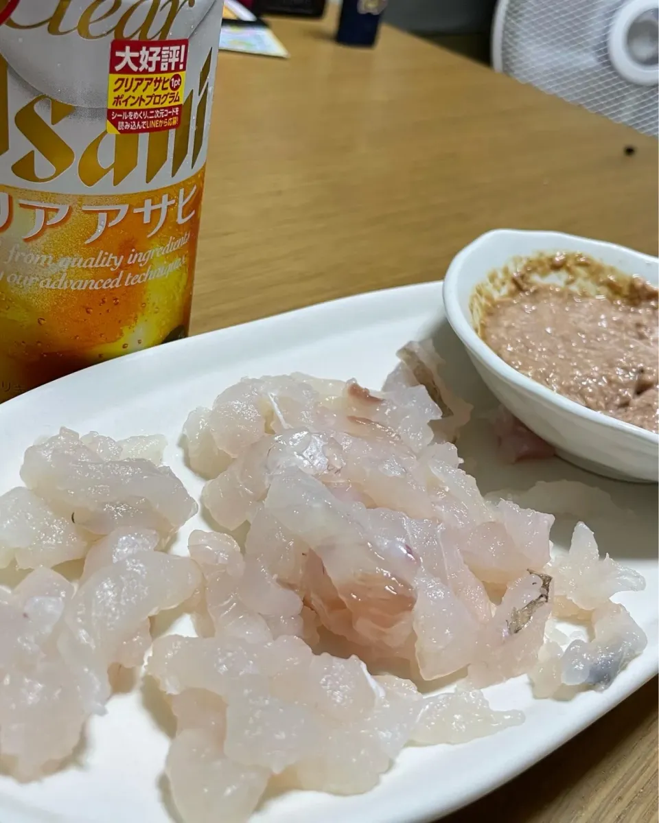 カワハギの肝醤油|おーたたくとさん