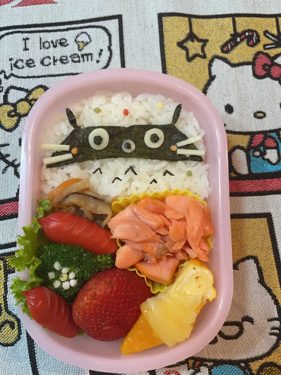 Snapdishの料理写真:トトロキャラ弁|リリさん