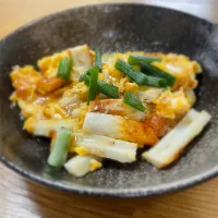 佐野未起さんの料理 ちくわと紅生姜の卵焼き甘酢あんかけ